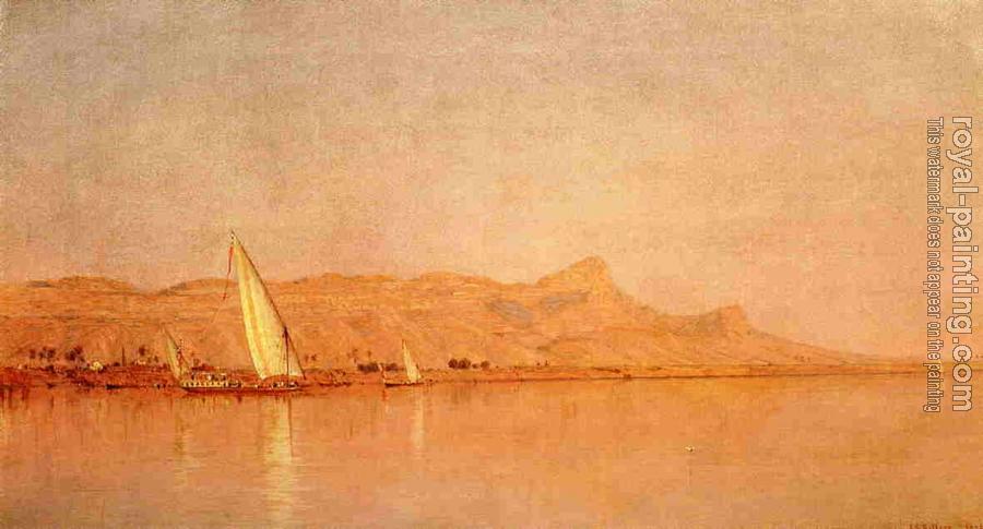 Sanford Robinson Gifford : On the Nile, Gebel Shekh Hereedee